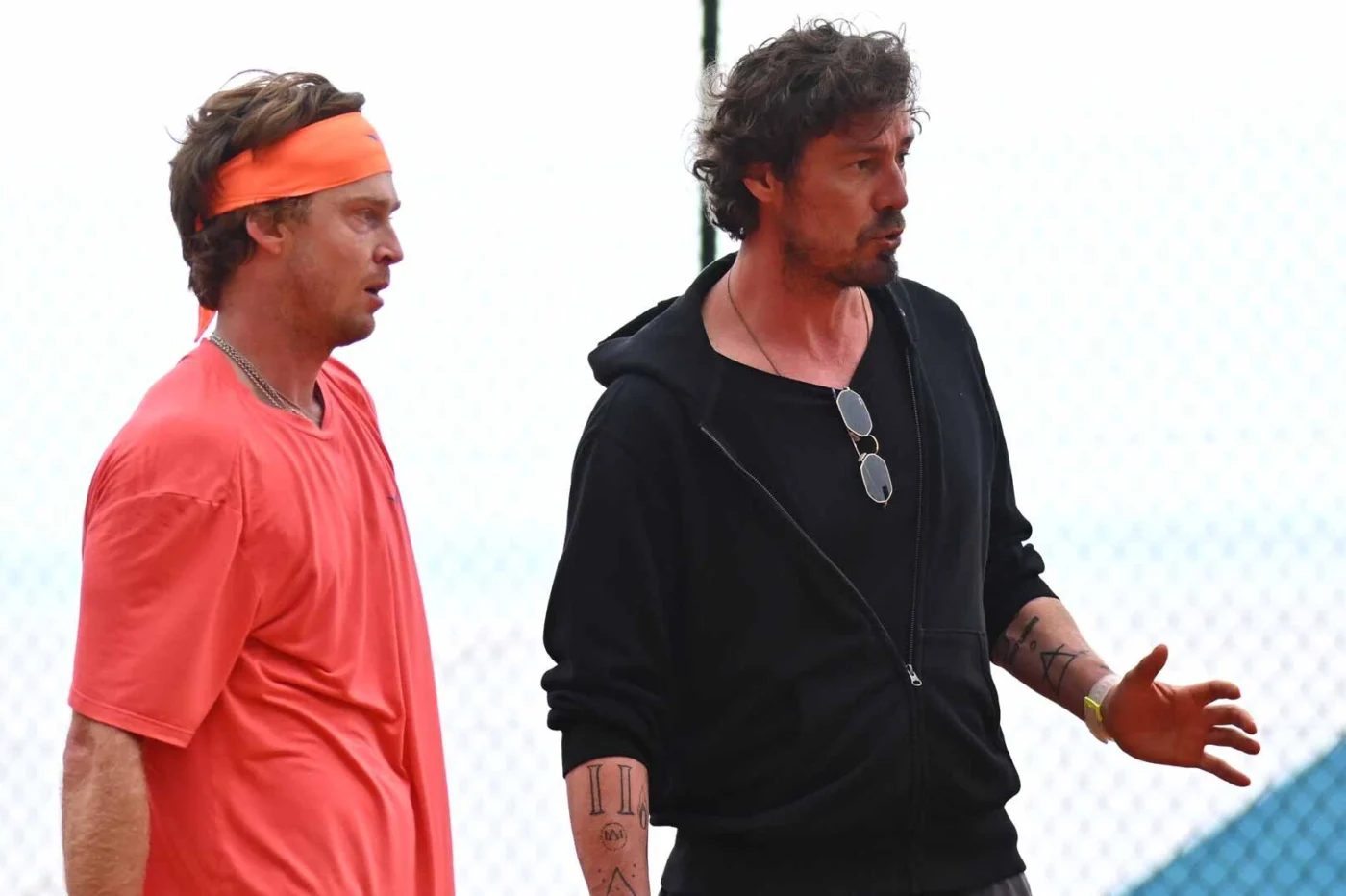 Rublev em treino — evolução de Rublev em discussão