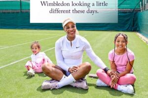 Serena revela — Serena Williams com as filhas