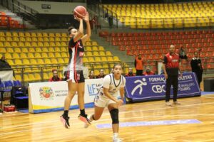 Jogadoras do Sesi Araraquara em partida contra São José — Sesi Araraquara