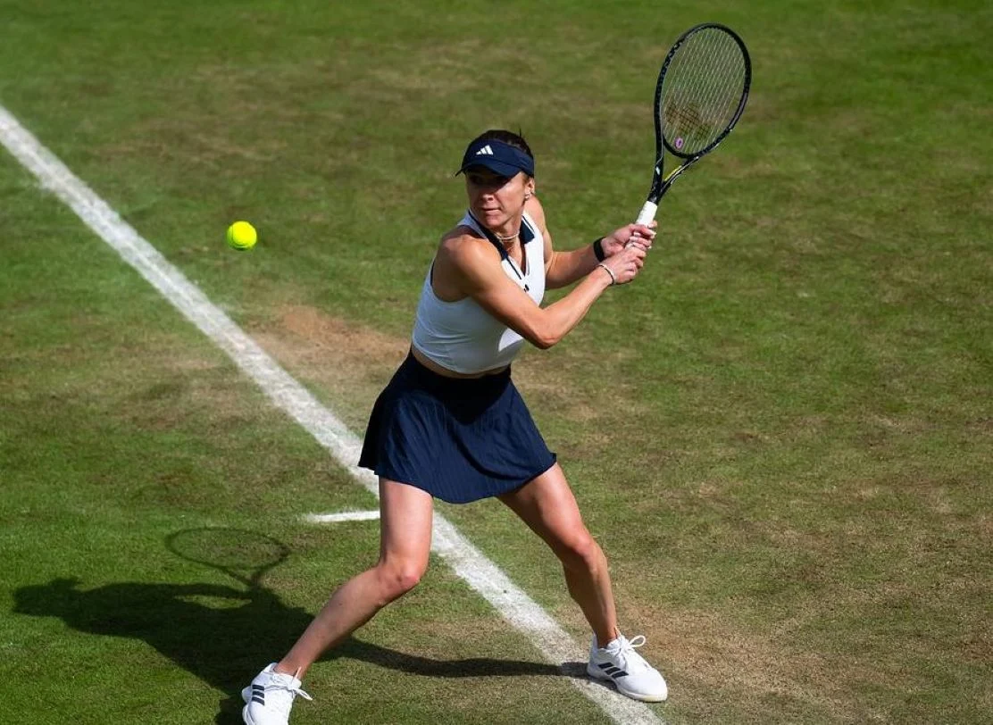 Svitolina e Muchova em quadra em Berlim