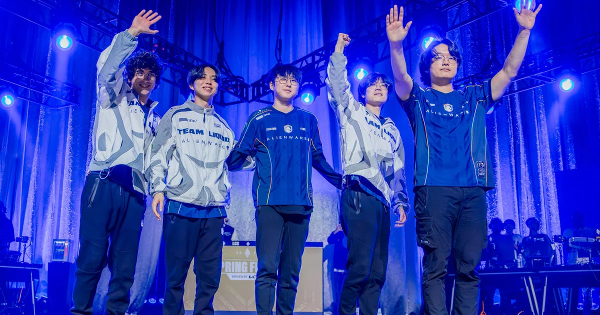 Team Liquid MSI 2026 durante a final da LCS