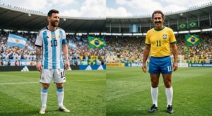Messi pode superar recorde de Rivellino em chutes de fora da área