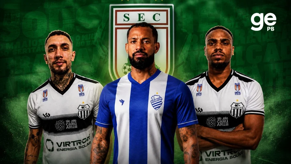 Reformulação do elenco do Sousa: Diego Viana, Everton Heleno e Felipe Jacaré
