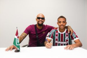 Davi Melo empréstimo: Davi Melo ao lado do pai Felipe Melo