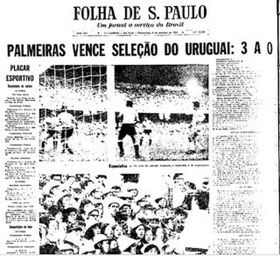 Palmeiras enfrentou seleções em amistosos históricos