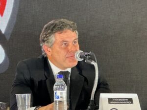 Armando Mendonça, vice do Corinthians, durante evento