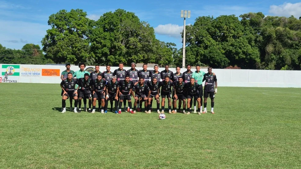 Jogadores do Amazônia em treino para Copa Norte
