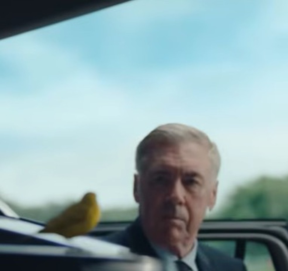 Carlo Ancelotti em campanha publicitária — Ancelotti propagandas
