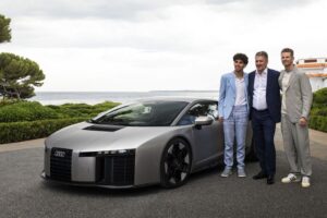 Gabriel Bortoleto ao lado de Gernot Dollner — Audi Nuvolari