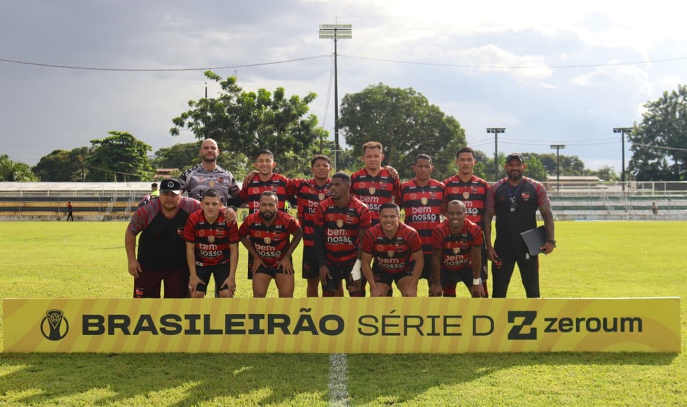 Trem Série D em ação no Estádio Augusto Antunes