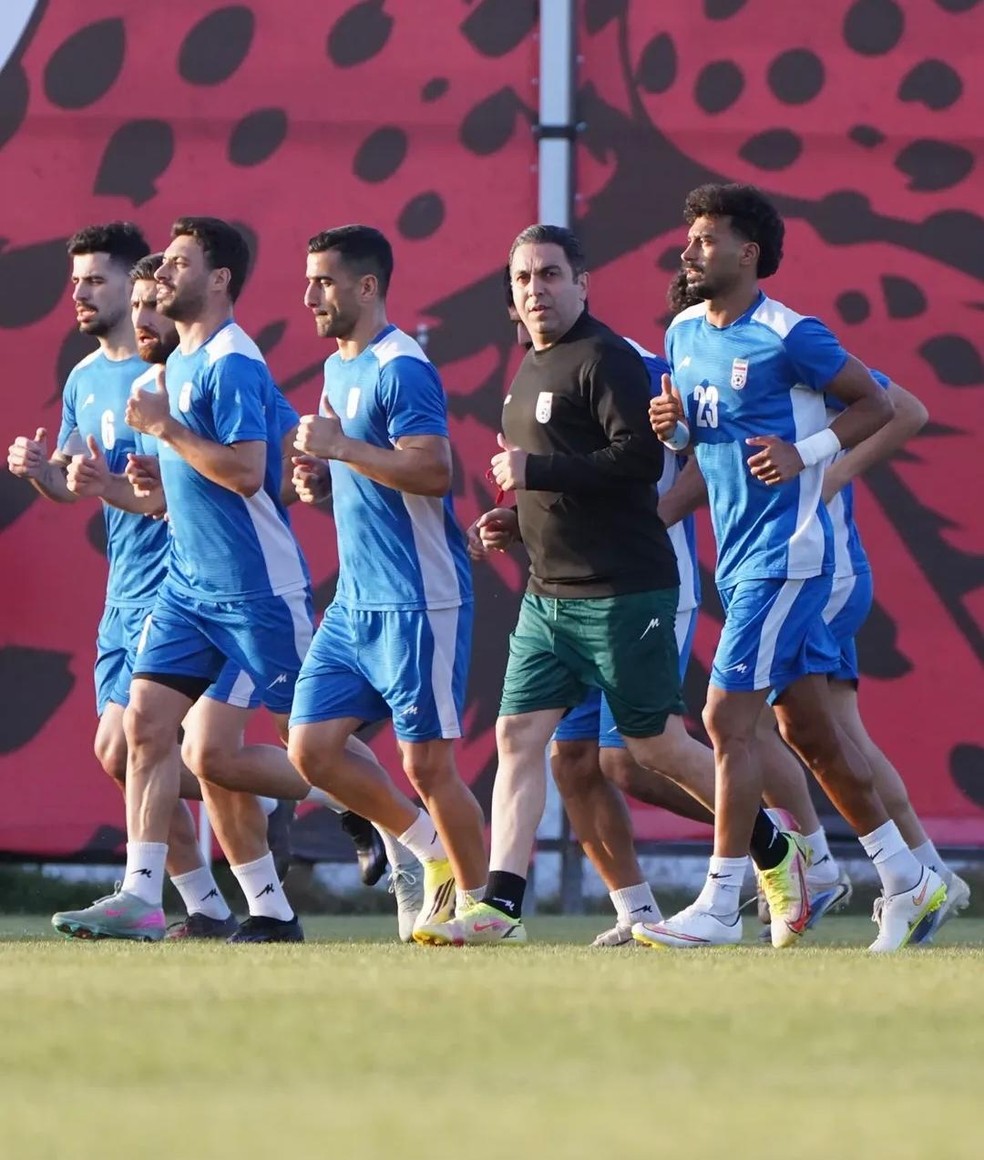 Jogadores do Irã treinam em Tijuana - Irã amistosos cancelados