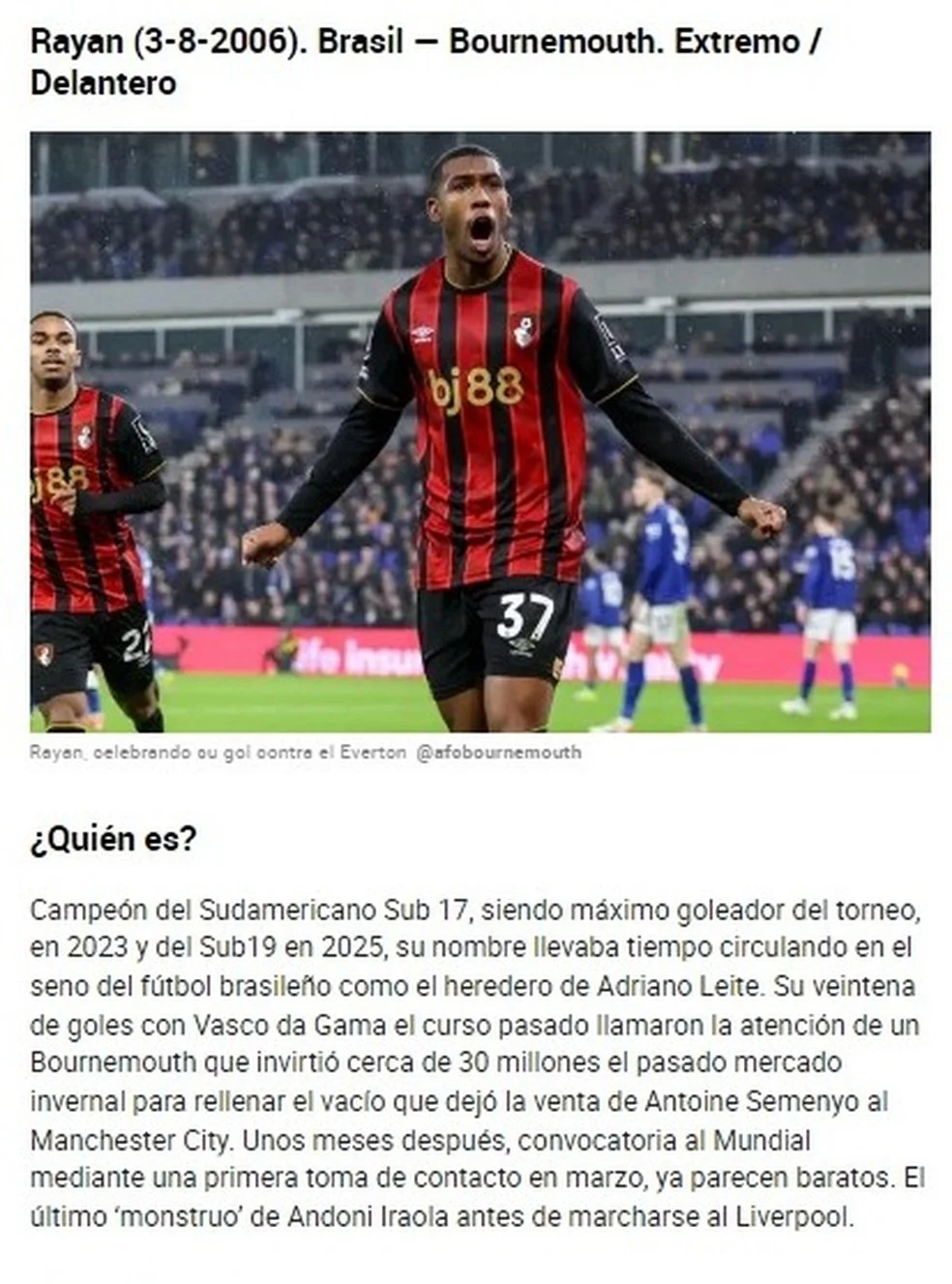 Rayan sensação do Brasil em ação
