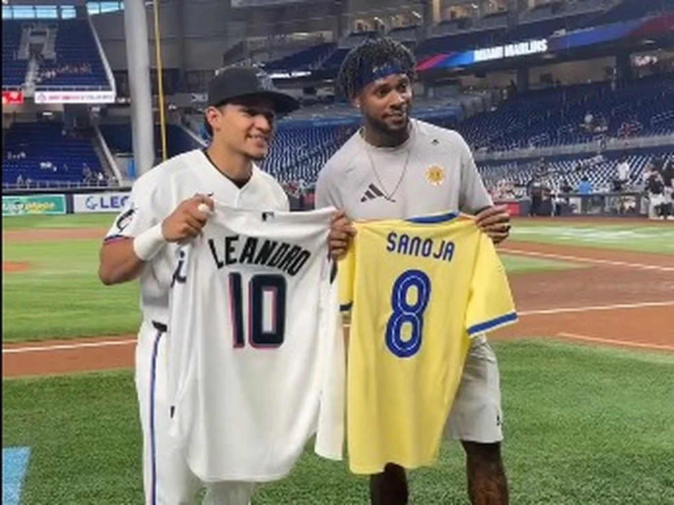 Seleção de Curaçao em evento de beisebol nos Estados Unidos