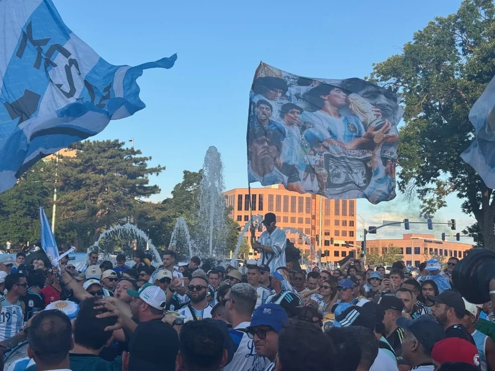 Banderazo da Argentina em Kansas City
