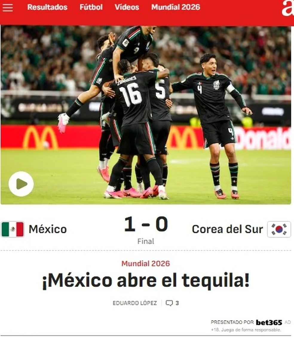 Torcida comemora Classificação do México na Copa