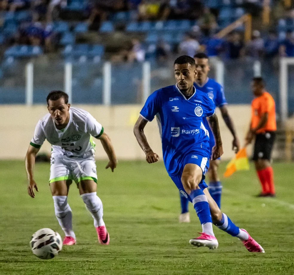 Atuações do Guarani no jogo contra o Confiança