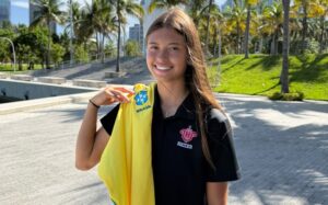 Lara Almeida, promessa do futebol feminino