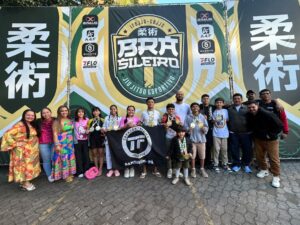 Atletas de Santarém em competição de Jiu-Jitsu