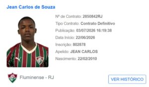 Jean Carlos no BID do Fluminense