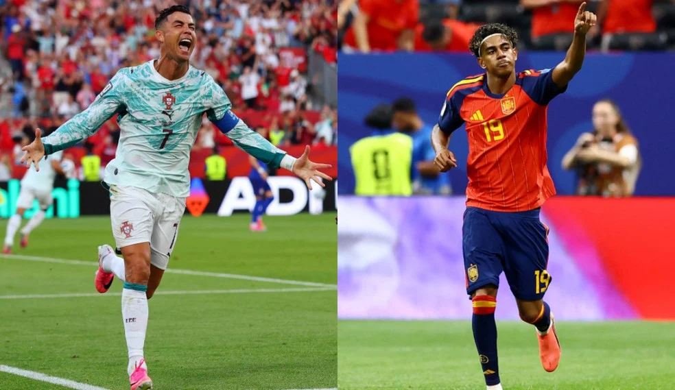 Copa do Mundo hoje - Cristiano Ronaldo e Lamine Yamal serão atrações do duelo entre Portugal e Espanha