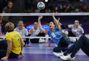 Vôlei sentado Sesi Suzano - Paratletas do Alto Tietê em ação