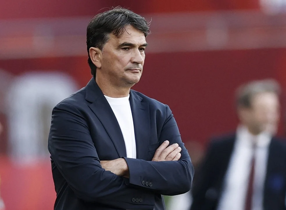 Saída de Zlatko Dalic: treinador da Croácia em ação