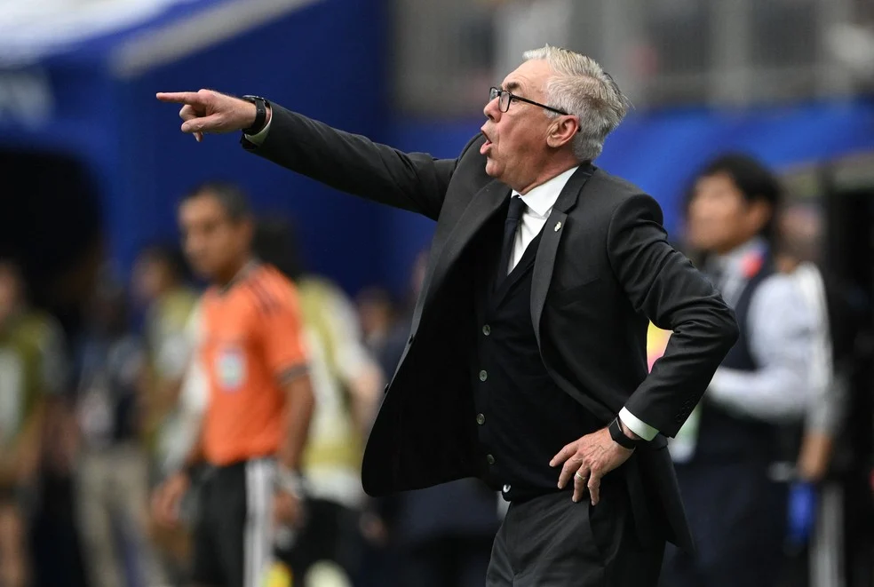 Carlo Ancelotti — imagem para a matéria Brasil x Noruega