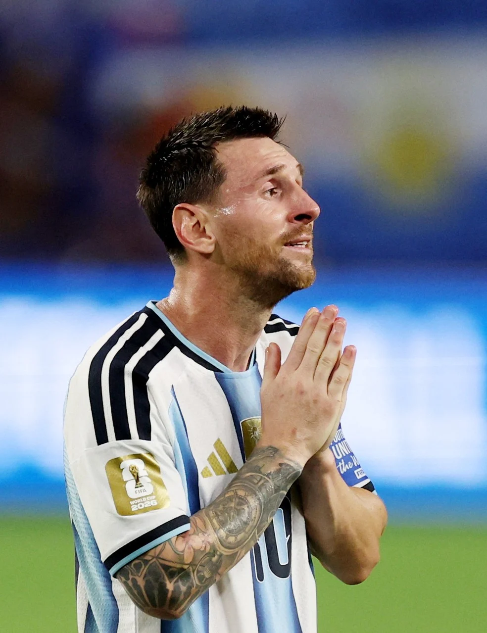 Messi celebra classificação - Argentina x Cabo Verde