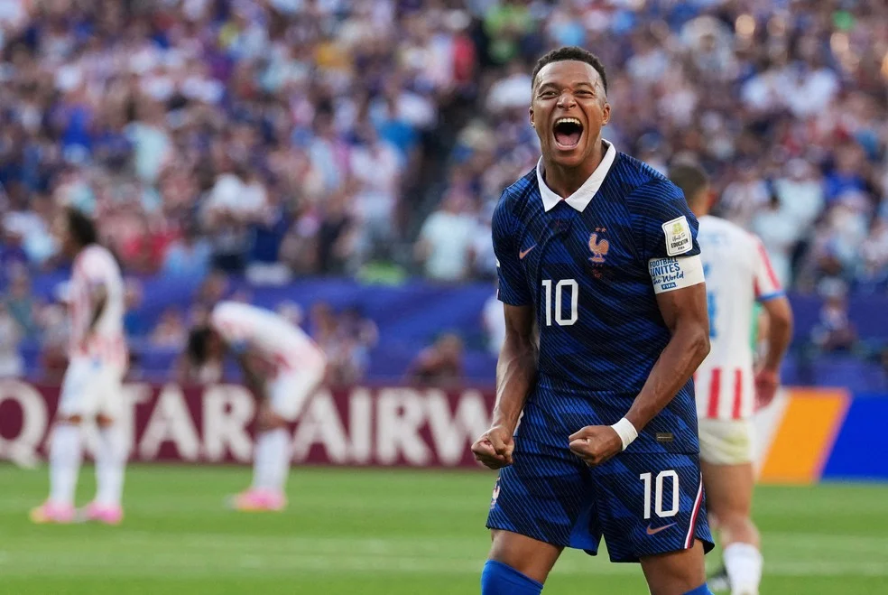 Mbappé em ação — França na Copa