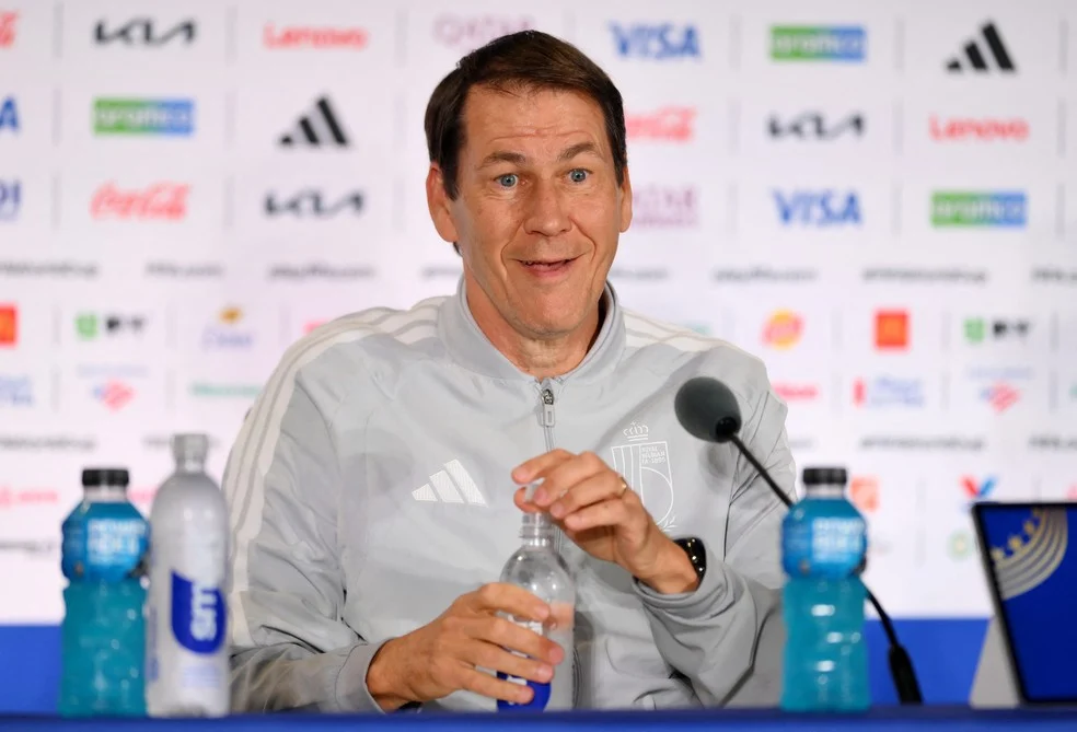 Rudi Garcia em coletiva sobre caso Balogun