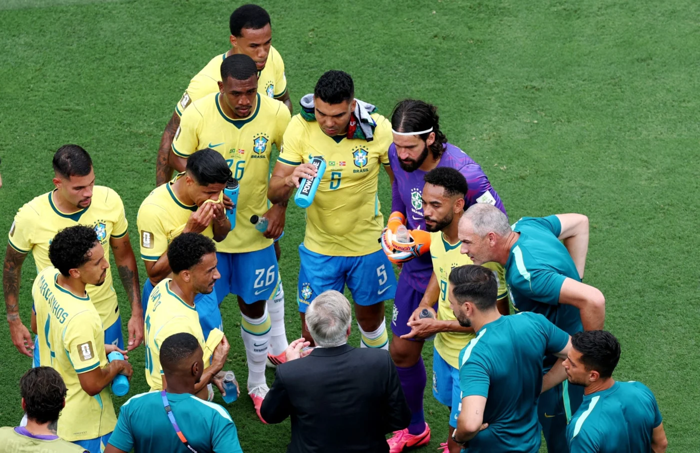 Seleção Brasileira em campo contra a Noruega na Copa do Mundo 2026