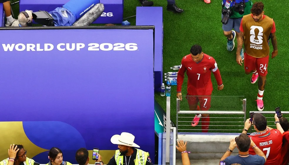 Cristiano Ronaldo na sua última Copa do Mundo