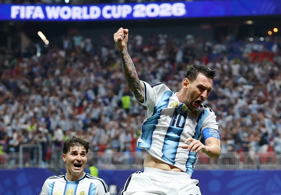 Messi Copa do Mundo comemorando gol contra o Egito