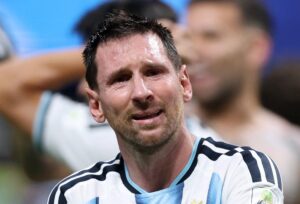 Messi 2026 emocionado após gol contra o Egito