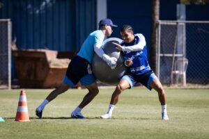 Christian ao Krasnodar em treino pelo Cruzeiro