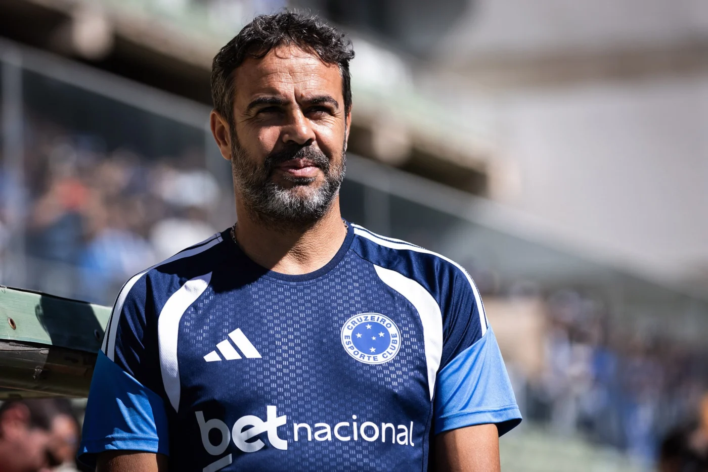 Artur Jorge e jogadores do Cruzeiro em treino — assédio a jogadores do Cruzeiro