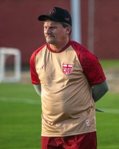 Fábio Matias no CRB durante treino no CT Ninho do Galo