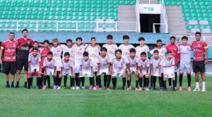 Flamenguinho Sub-13 em ação na Arena da Floresta