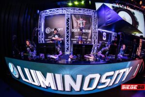 Jogadores em coletiva - Luminosity volta ao CS2