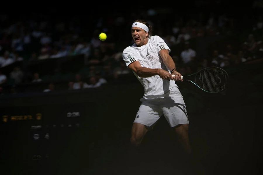 Zverev 50ª na grama: Zverev em Wimbledon