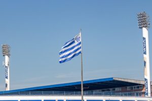 Ressacada com bandeira do Avaí — venda da SAF