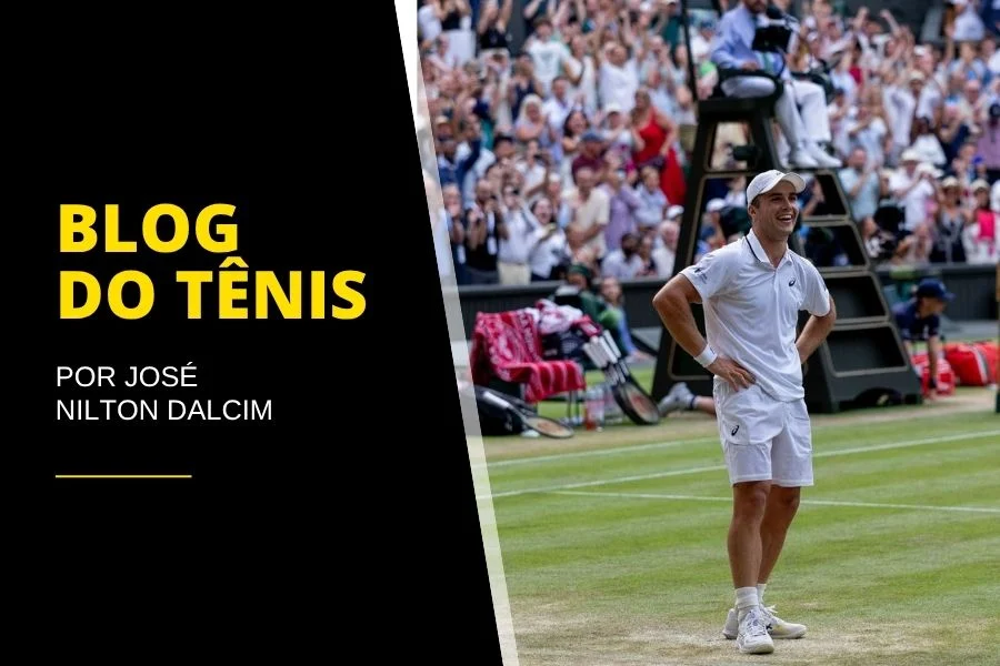 Imagem ilustrativa da surpresa de Wimbledon em quadra