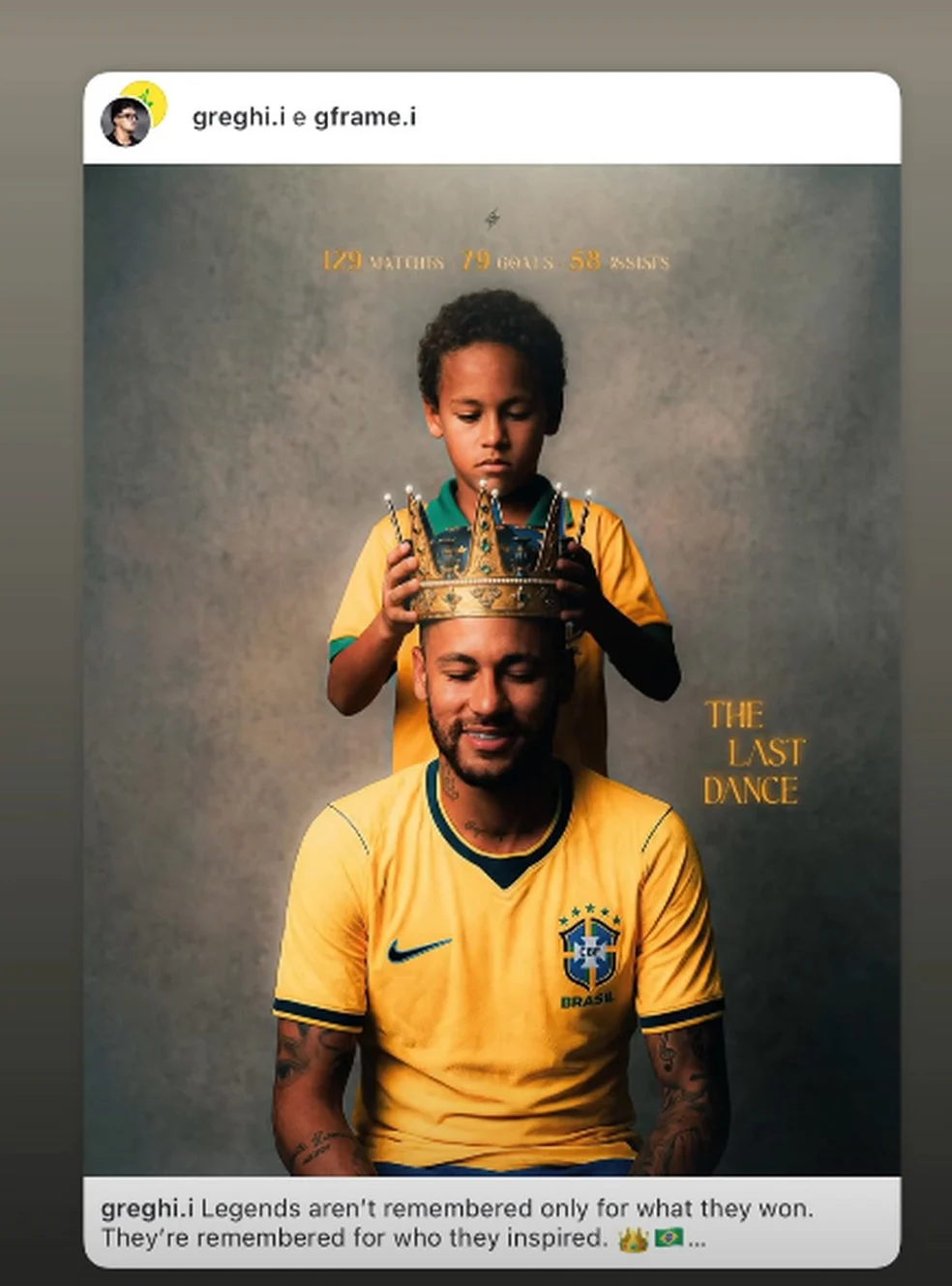 Bruna Biancardi enaltece Neymar nas redes sociais