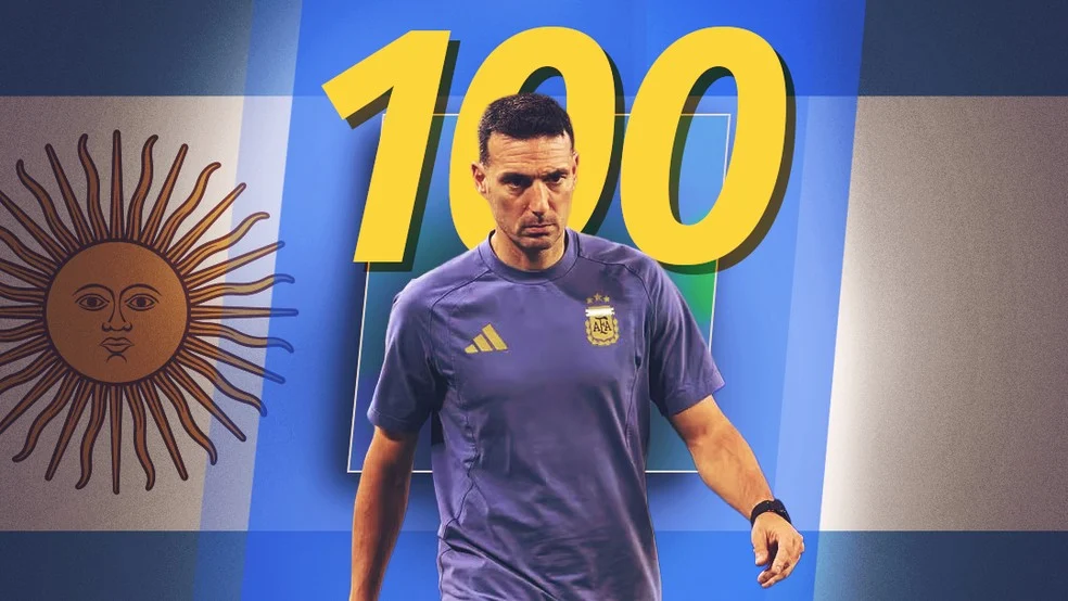 Scaloni 100 jogos: Lionel Scaloni celebra 100 partidas pela Argentina