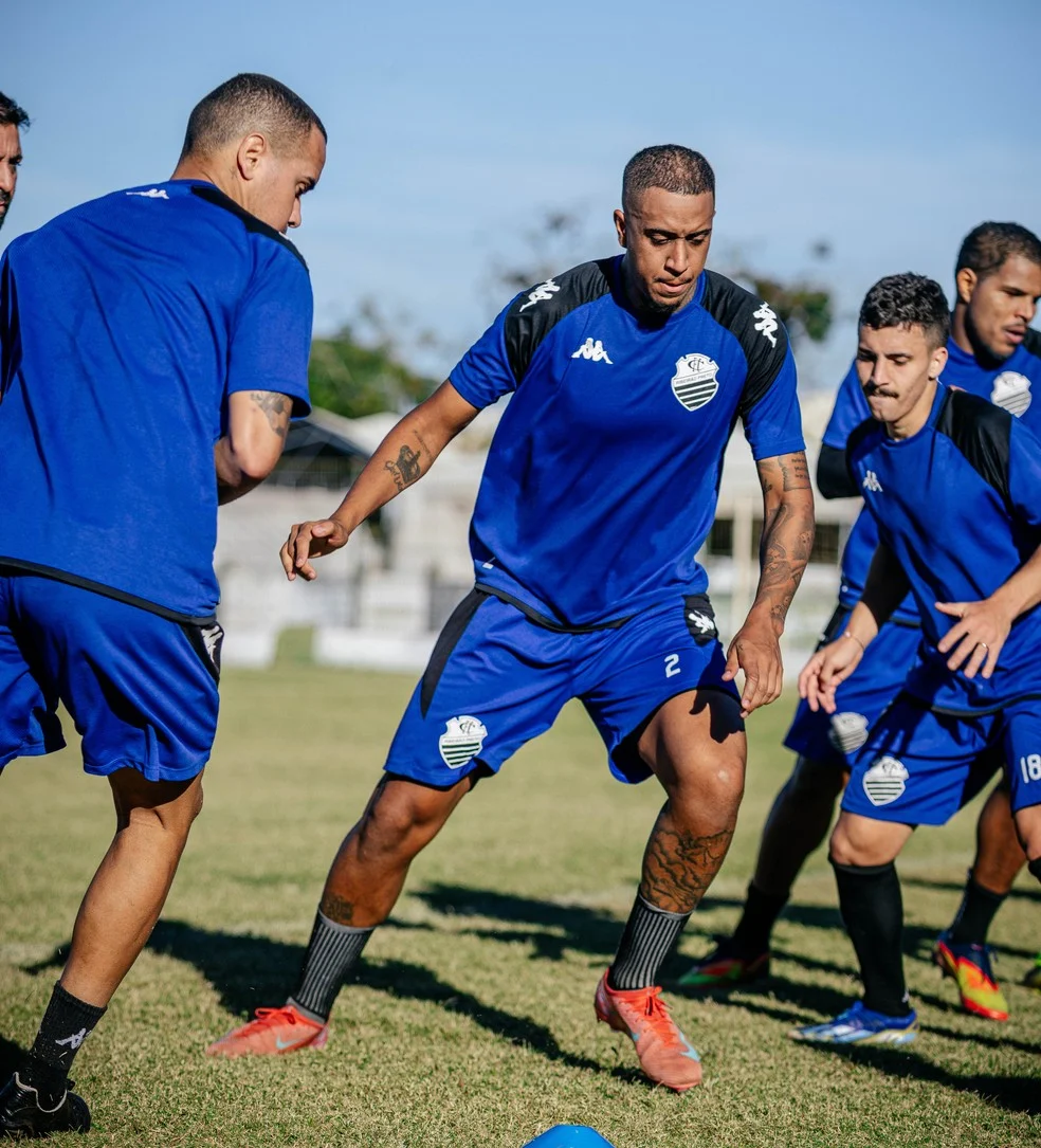Treino do Comercial Copa Paulista — preparação do elenco