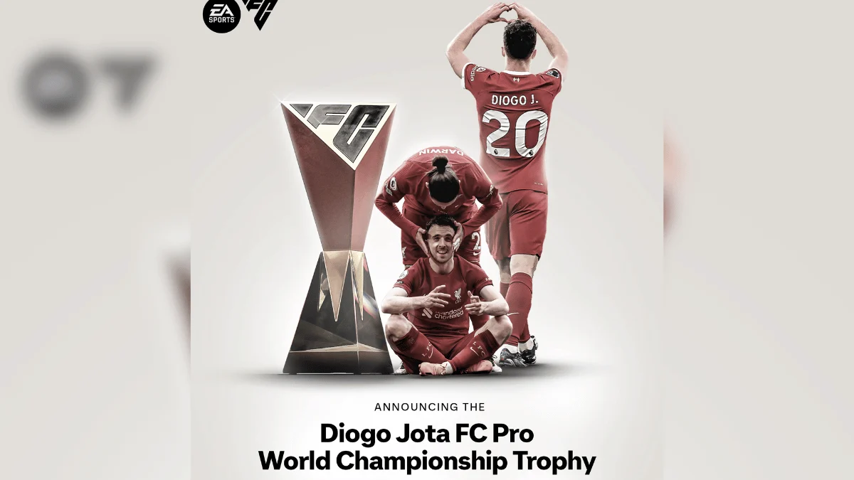 Troféu Diogo Jota em homenagem no EA FC