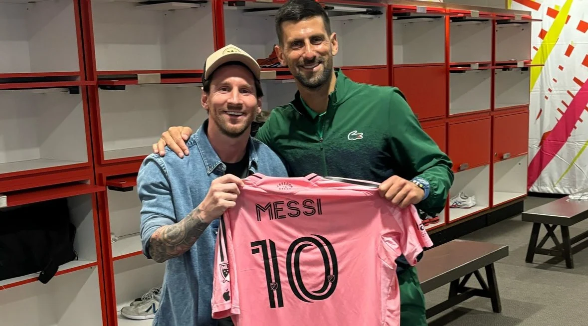 Djokovic referindo-se a jogar 90 minutos como Messi