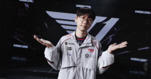 Foto de T1 Doran solado no MSI 2026