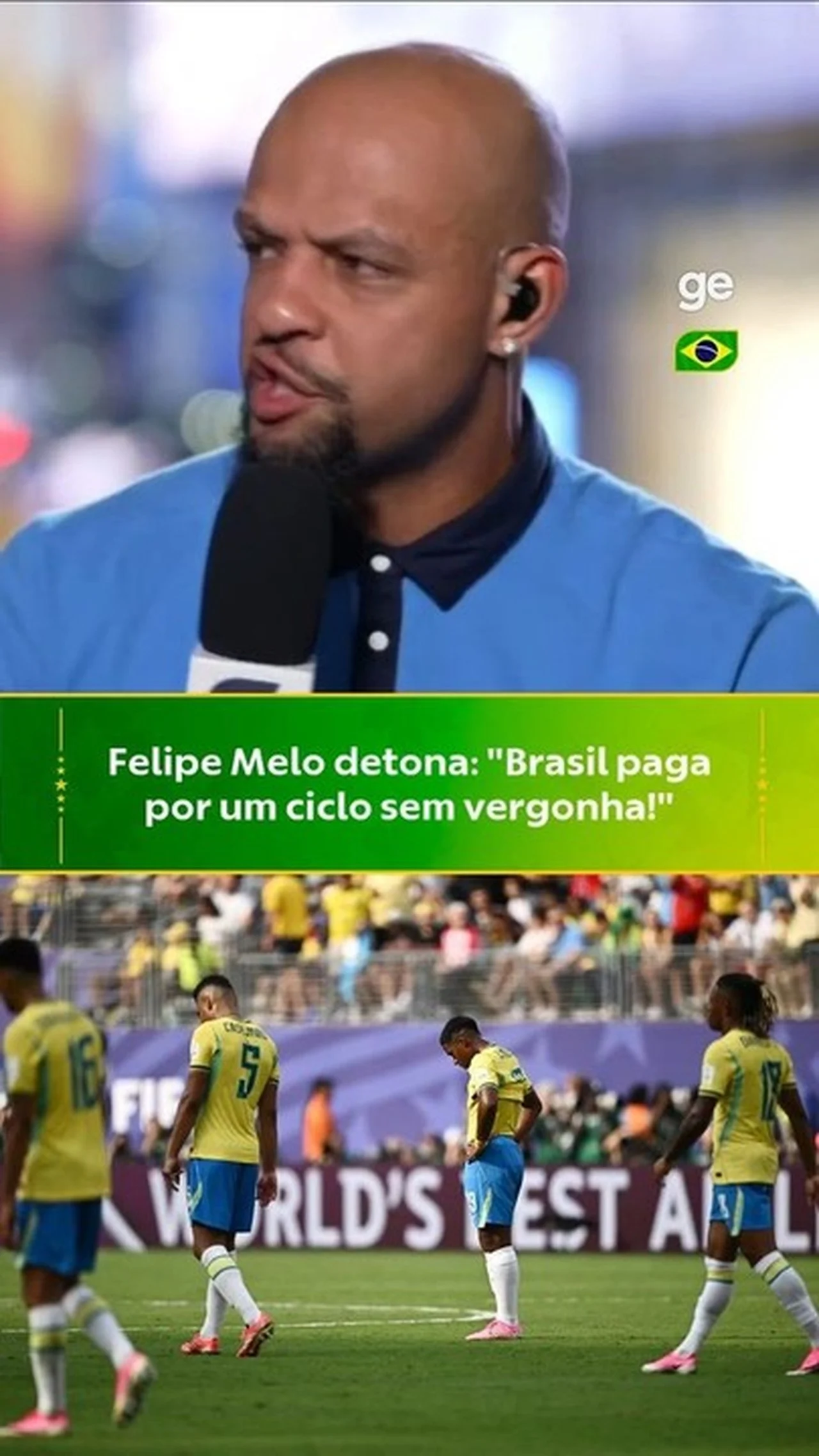 Haaland provoca Brasil no vestiário após a partida