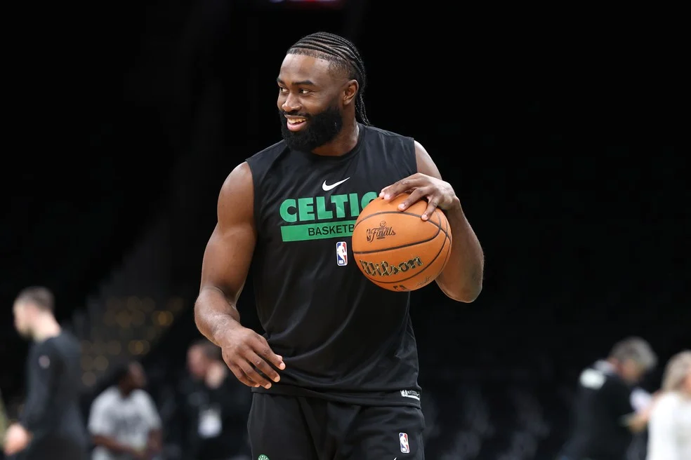 Jaylen Brown em quadra — Jaylen Brown
